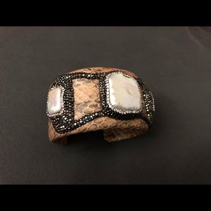 Handmade leather bracelet